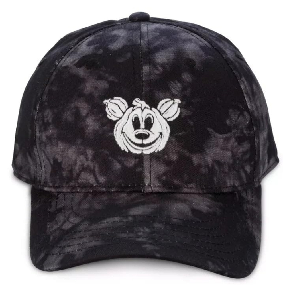 Disney Mickey Pumpkin Halloween Black and Gray Baseball Cap NWT